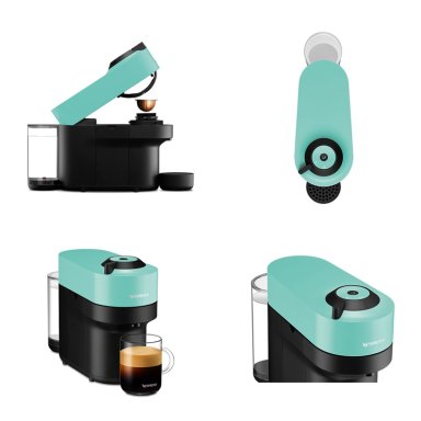 CAFETERA NESPRESSO CÁPSULA VERTUO POP AQUA - 7