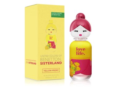 PERFUME BENETTON SISTERLAND YELOW PEONY MUJER EDT 80 ML - 2