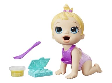 MUÑECA BABY ALIVE HORA DE COMER CABELLO RUBIO - 2
