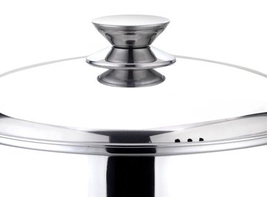 BATERÍA DE COCINA FANTUZZI PAVIA ACERO PLATA 6 PIEZAS - 4