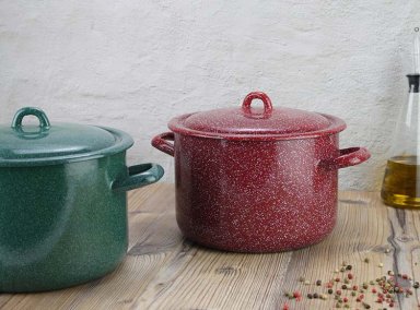 CACEROLA FANTUZZI FUNDO 18 CM ROJO 2.5 L - 5