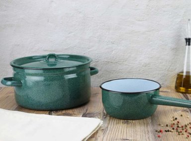 CACEROLA FANTUZZI FUNDO 18 CM VERDE 2.5 L - 7