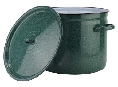 CACEROLA FANTUZZI FUNDO ALTA 24 CM VERDE 5.8 L - 3