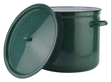 CACEROLA FANTUZZI FUNDO ALTA 26 CM VERDE 12 L - 3