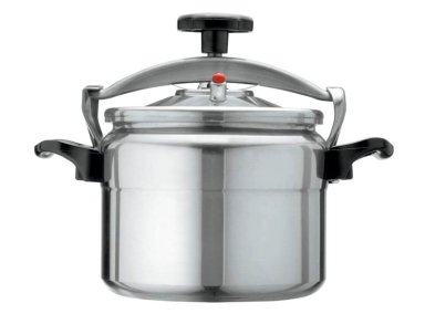 OLLA A PRESIÓN FANTUZZI COMPREZZO PLATA 12 L - 1