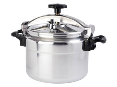 OLLA A PRESIÓN FANTUZZI COMPREZZO PLATA 12 L - 2