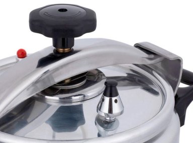 OLLA A PRESIÓN FANTUZZI COMPREZZO PLATA 12 L - 4