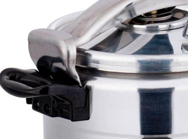 OLLA A PRESIÓN FANTUZZI COMPREZZO PLATA 12 L - 5