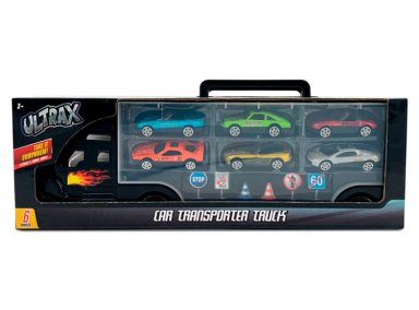 AUTO ESCALA ULTRA TOYS CAMIÓN TRANSPORTADOR DE AUTOS ULTRAX - 3