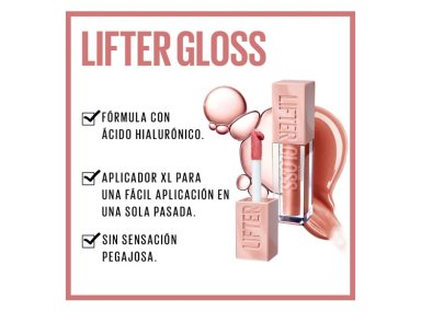 BRILLO LABIAL MAYBELLINE LIP LIFTER GLOSS ICE 4.8GR - 4