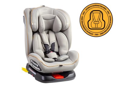 SILLA DE AUTO BEBE CONVERTIBLE SUPRA 360 ISOFIX GRIS CLARO - 1