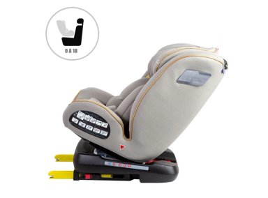 SILLA DE AUTO BEBE CONVERTIBLE SUPRA 360 ISOFIX GRIS CLARO - 3
