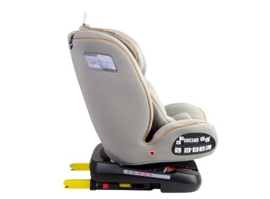 SILLA DE AUTO BEBE CONVERTIBLE SUPRA 360 ISOFIX GRIS CLARO - 4