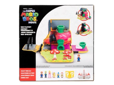 SUPER MARIO MOVIE MINI WORLD VAN PLAYS NINTENDO          - 4