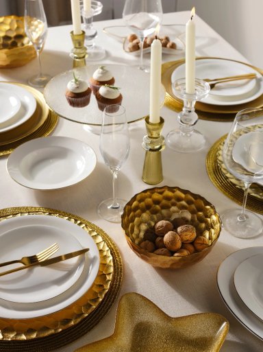 SET 6 COPAS KROSNO SPLENDOUR CHAMPAGNE VIDRIO TRANSPARENTE - 3