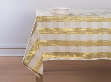 MANTEL RIPLEY HOME HILO DORADO 180X240 CM - 1
