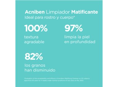 LIMPIADOR FACIAL ISDIN MATIFICANTE ACNIBEN 400 ML - 4