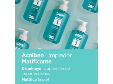 LIMPIADOR FACIAL ISDIN MATIFICANTE ACNIBEN 400 ML - 5