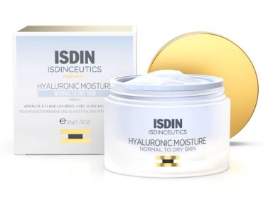 CREMA FACIAL ISDIN HIDRATANTE CEUTICS HYALURONIC MOISTURE PIEL NORMAL A SECA 50 GR - 1