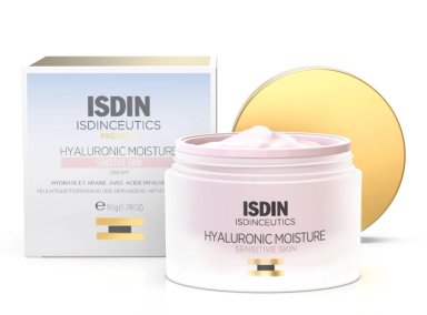 CREMA FACIAL ISDIN HIDRATANTE CEUTICS HYALURONIC MOISTURE PIEL SENSIBLE 50 GR - 1