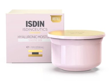 CREMA FACIAL ISDIN HIDRATANTE REFILL CEUTICS HYALURONIC MOISTURE PIEL SENSIBLE 50 GR - 1