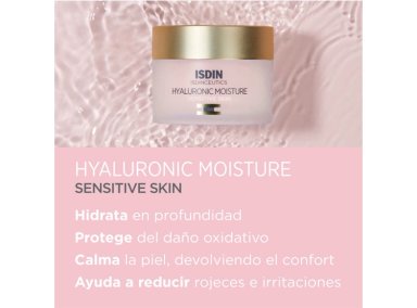 CREMA FACIAL ISDIN HIDRATANTE REFILL CEUTICS HYALURONIC MOISTURE PIEL SENSIBLE 50 GR - 3