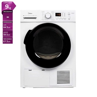SECADORA DE ROPA POR CONDENSACION MIDEA MSC-90B08E 9KG BLANCO - 1