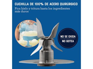 LICUADORA OSTER BLSTPEG-GPB 800W 1.5 L VASO VIDRIO 6 VELOCIDADES MÁS PULSO - 7