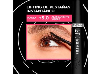 MÁSCARA DE PESTAÑAS LOREAL TELESCOPIC LIFT WATERPROOF 10 ML - 4