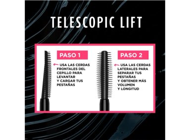 MÁSCARA DE PESTAÑAS LOREAL TELESCOPIC LIFT WATERPROOF 10 ML - 8
