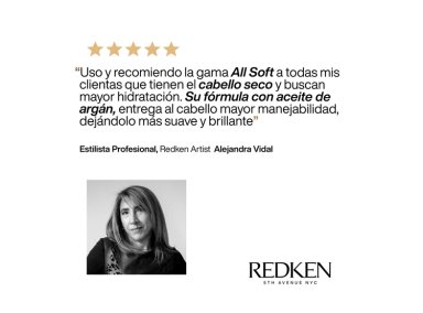 SET REDKEN ONE UNITED 150 ML + HIDRATANTE CABELLO SECO ALL SOFT SHAMPOO 75 ML + ACONDICIONADOR 50 ML - 7
