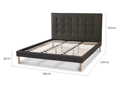 BASE CAMA CIC EUROPEA HYDRID PLUS KING GRIS - 3