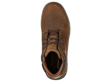 BOTINES CUERO HOMBRE SKECHERS CAFE SEGMENT 2.0 BROGDEN - 5