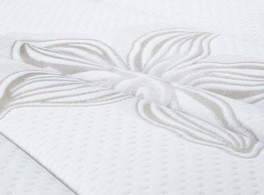 JUEGO DE DORMITORIO ROSEN CAMA EUROPEA ART4 + RESPALDO ISSEY NIEBLA - 6