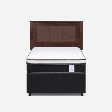 JUEGO DE DORMITORIO ROSEN CAMA DIVAN NEW STYLE 6 + RESPALDO RACHEL - 1