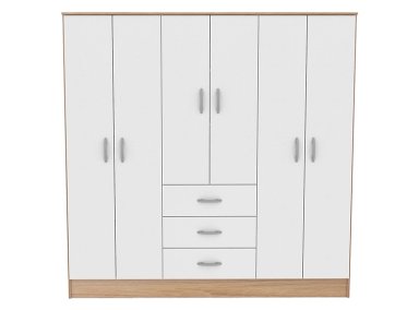 CLOSET CIC MAIPO OLMO BLANCO 6P 3C - 1