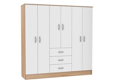 CLOSET CIC MAIPO OLMO BLANCO 6P 3C - 2