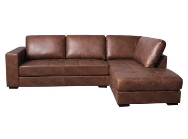 SOFÁ SECCIONAL DERECHO RIPLEY HOME MINI PIRLO 4 CUERPOS CAFÉ CHOCOLATE - 1