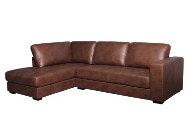 SOFÁ SECCIONAL DERECHO RIPLEY HOME MINI PIRLO 4 CUERPOS CAFÉ CHOCOLATE - 2
