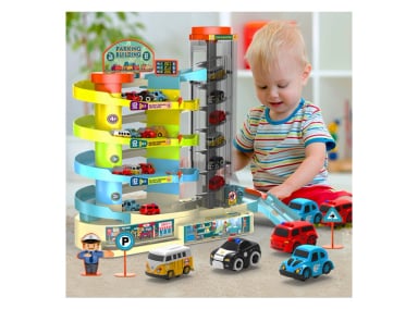 SET DE JUEGO KIDSCOOL ESTACIONAMIENTO DE AUTOS Y ACCESORIOS - 6