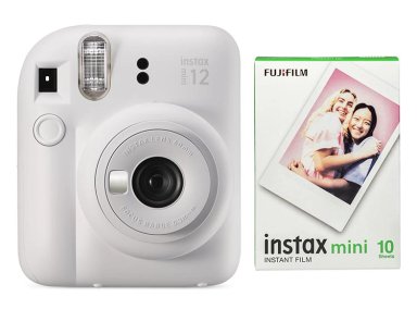 KIT FUJI MINI 12 BLANCO + FILM 10 - 1