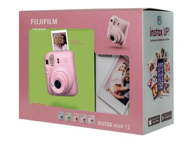 COMBO CÁMARA INSTANTÁNEA FUJI INSTAX MINI 12 PINK + FILM 10 - 4