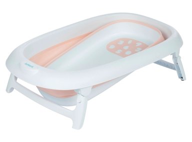 BAÑERA INFANTI NÚMEROS PLEGABLE ROSADO - 1