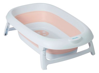 BAÑERA INFANTI NÚMEROS PLEGABLE ROSADO - 2