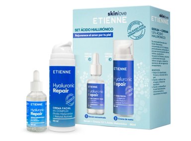 SET ETIENNE SÉRUM FACIAL ÁCIDO HIALURÓNICO 30 ML + CREMA 50 ML - 2