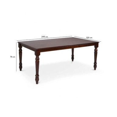 JUEGO DE COMEDOR CIC GRAND CORDOBES 8 SILLAS + 2 SITIALES  - 4