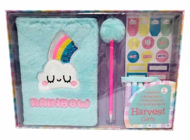 SET PAPELERIA HARVEST NUBE RAINBOW DELUXE - 7