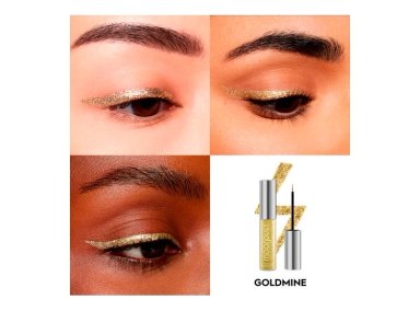 DELINEADOR DE OJOS URBAN DECAY HEAVY METAL GLITTER GOLDMINE 7.5 ML - 3