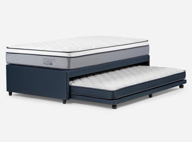CAMA DIVAN ROSEN INDIE 1.5 PLAZAS AZUL - 2