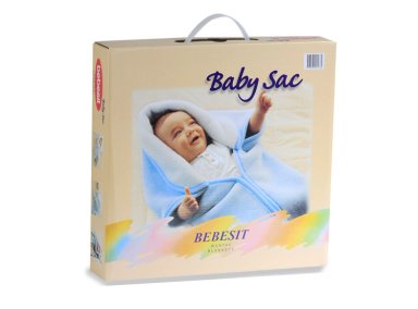 SACO BEBE BEBESIT CON BROCHE CONEJITO ROSA ESTAMPADO - 5
